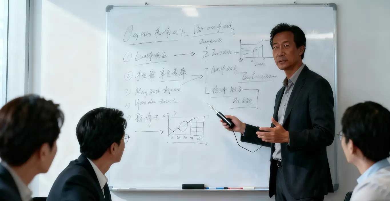 使用前：單向輸出，互動性不足